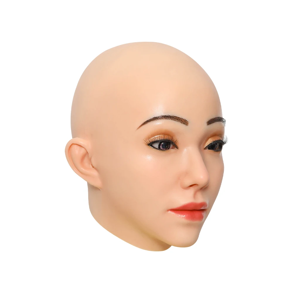 Маска для лица KUMIHO Kath Реалистичная мягкая силиконовая женская маска маскарада на