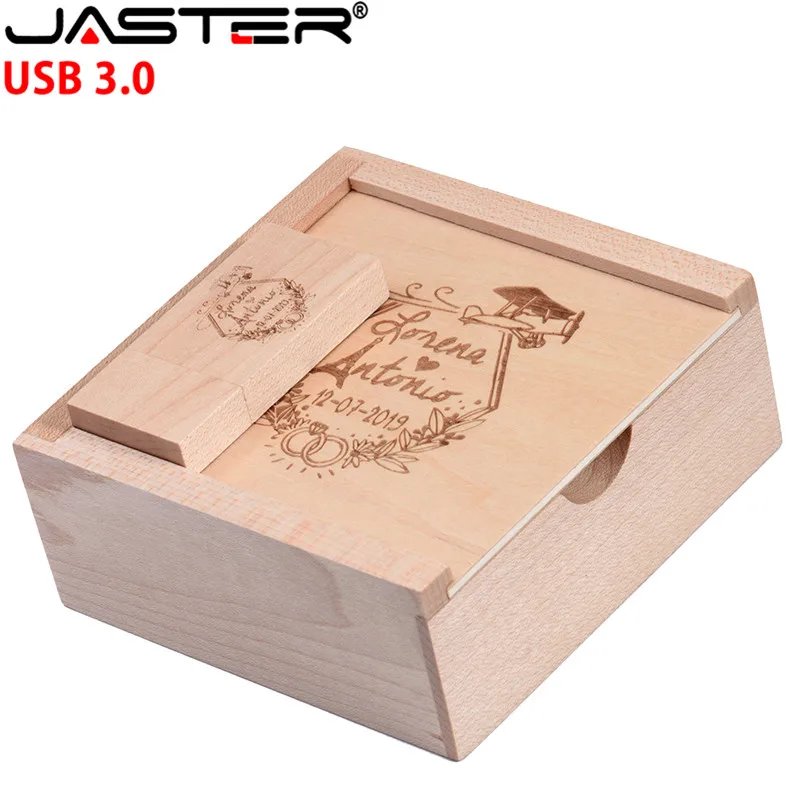 USB-флеш-накопитель JASTER в деревянном корпусе 4/64 ГБ 3 0x10 5 мм | Компьютеры и офис