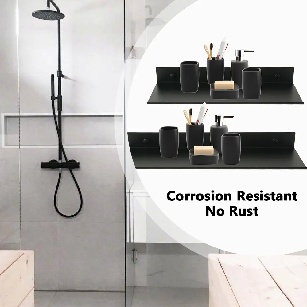 Стеллаж для хранения 30/40 см алюминиевая настенная полка ванной кухни спальни