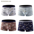 4 шт.партия, мужские хлопковые трусы-боксеры