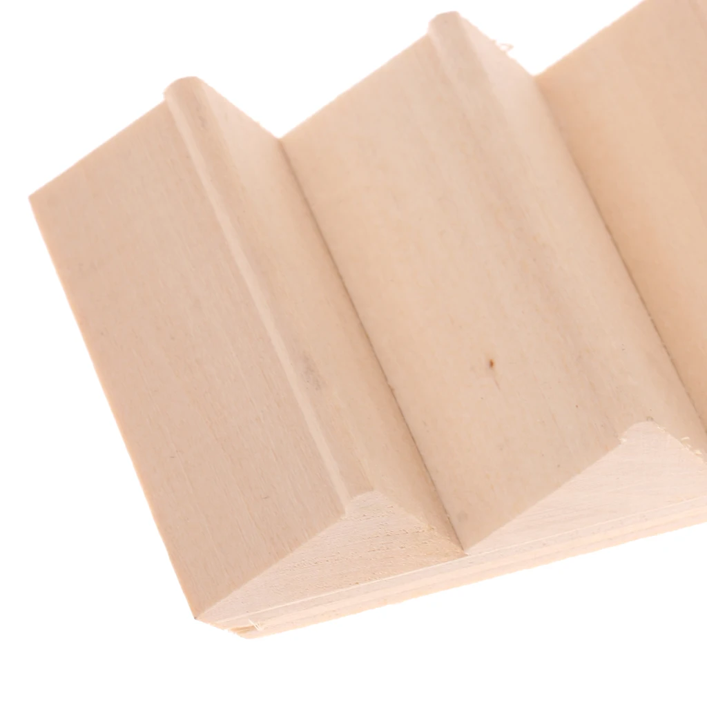 

Miniature Stairs 1:12 Wooden DIY Staircase Dollhouse Accessories Pre-Assembled Steps Model