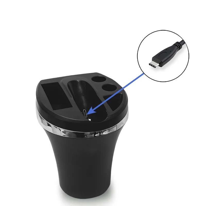 Автомобильное зарядное устройство черного цвета для Iqos 3 с портом type C 0