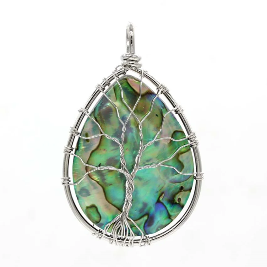 Модные бусины новинка стильная Посеребренная проволочная оболочка морская