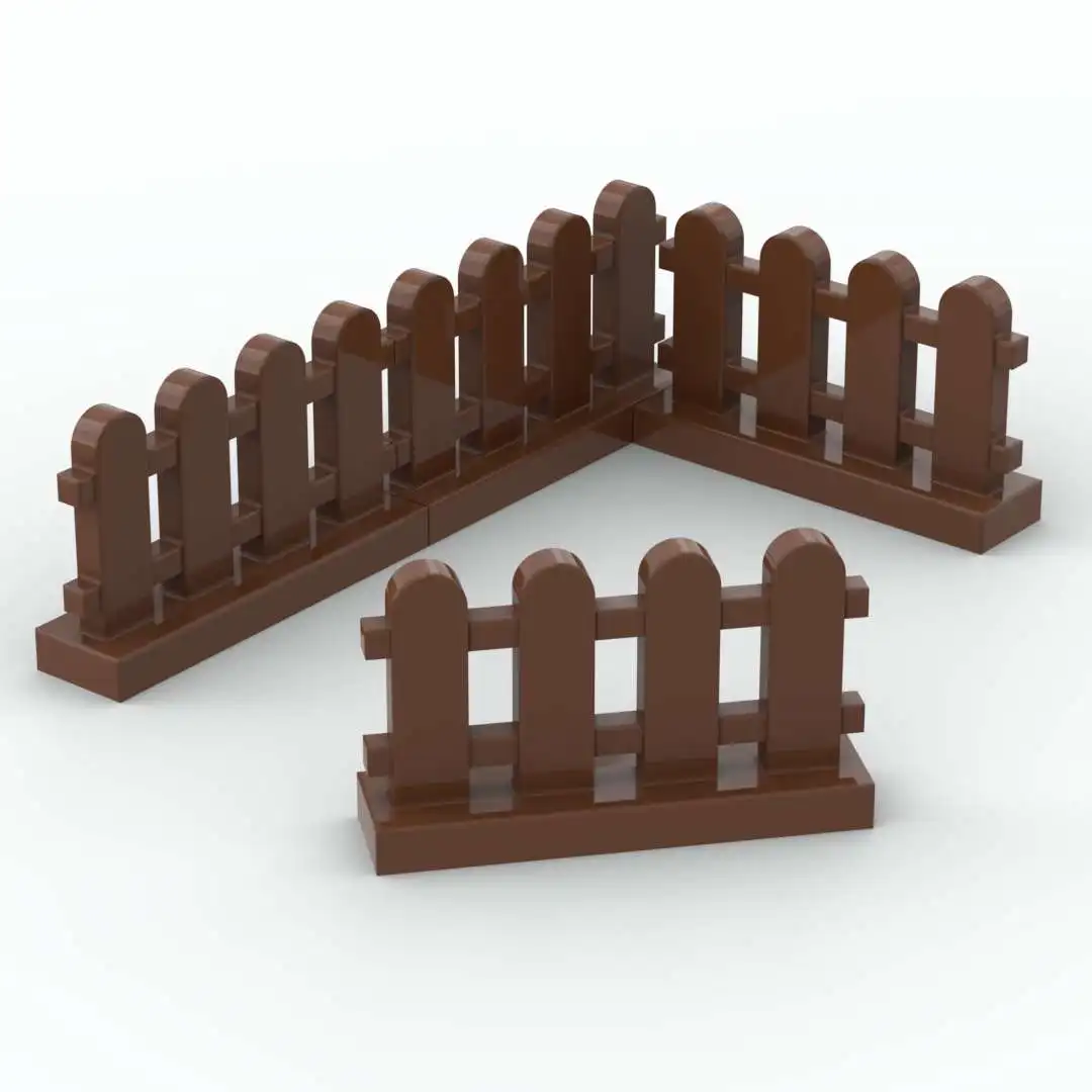 

36/72pcs Fence Building Block Parts diy Toy1x4x2 Paled Picket moc Bricks Assembles Particles for Children Gifts 33303