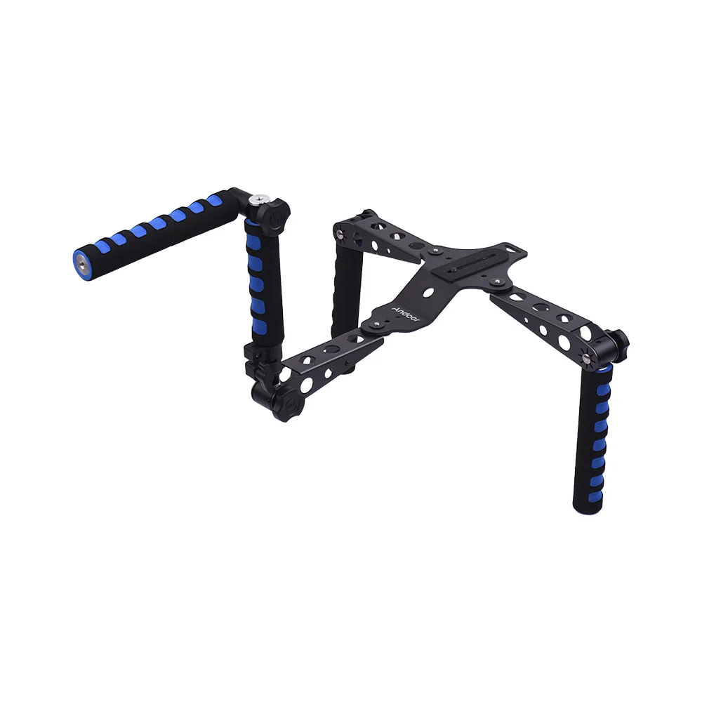 Складной алюминиевый стабилизатор Andoer для видеосъемки DSLR ручной держатель с