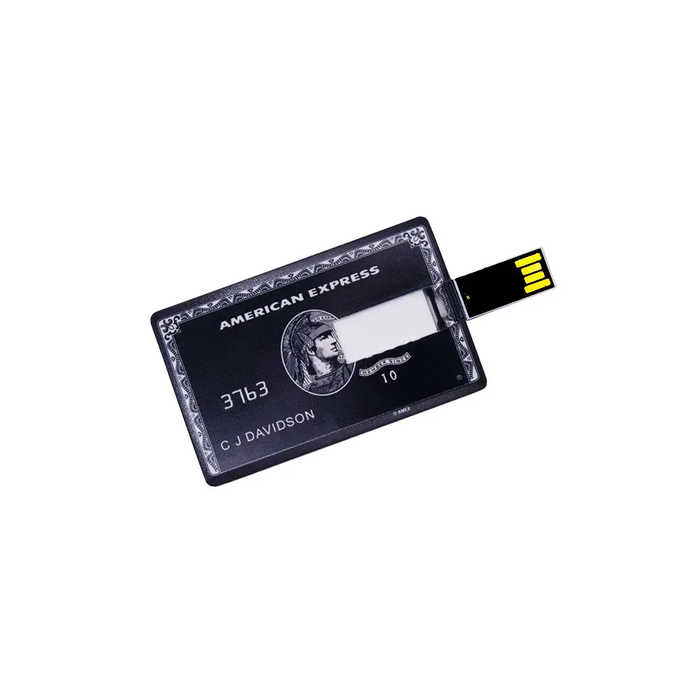 100% реальная емкость американская Экспресс Кредитная карта USB флэш накопитель 2 0 4