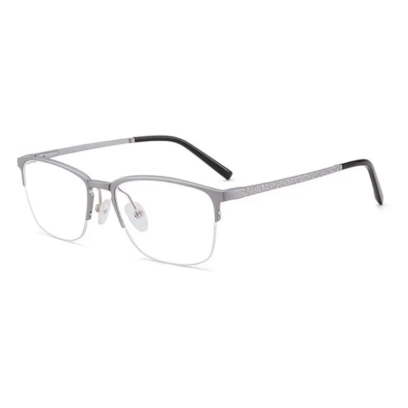 

New Arrival Aluminum Magnesium Glasses Frame Men Business Style Goggles Myopia Spectacles Half Rim Eye Glasses