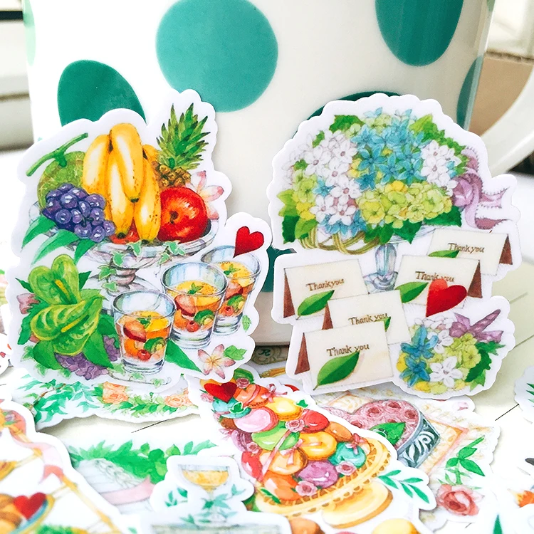 18 шт роспись вручную зеленые растения фотоальбом нежелательный журнал