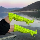 Женские вечерние ботфорты onlyчайник, змеиная кожа, с открытым носком, на шпильке, размер плюс US5  US15