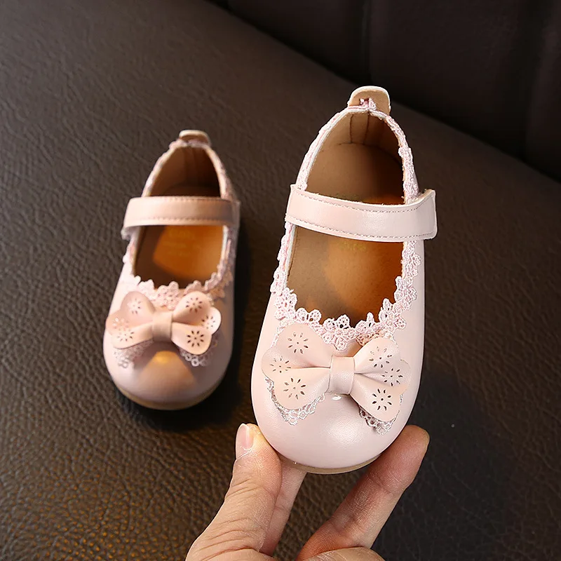 Новый дизайн 2020 Весенняя кожаная обувь для девочек с цветами детские сандалии