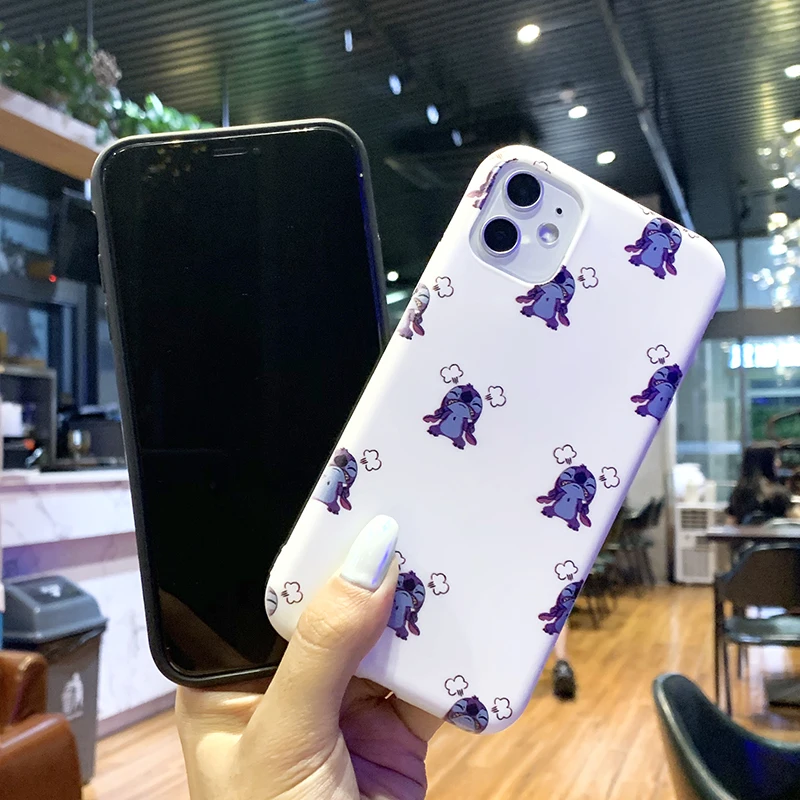 Чехол для телефона с мультяшной мышкой XiaoMi Mi 9 8 CC9 Pro SE Lite 6 A1 A2 A3 CC9e Stitch матовые