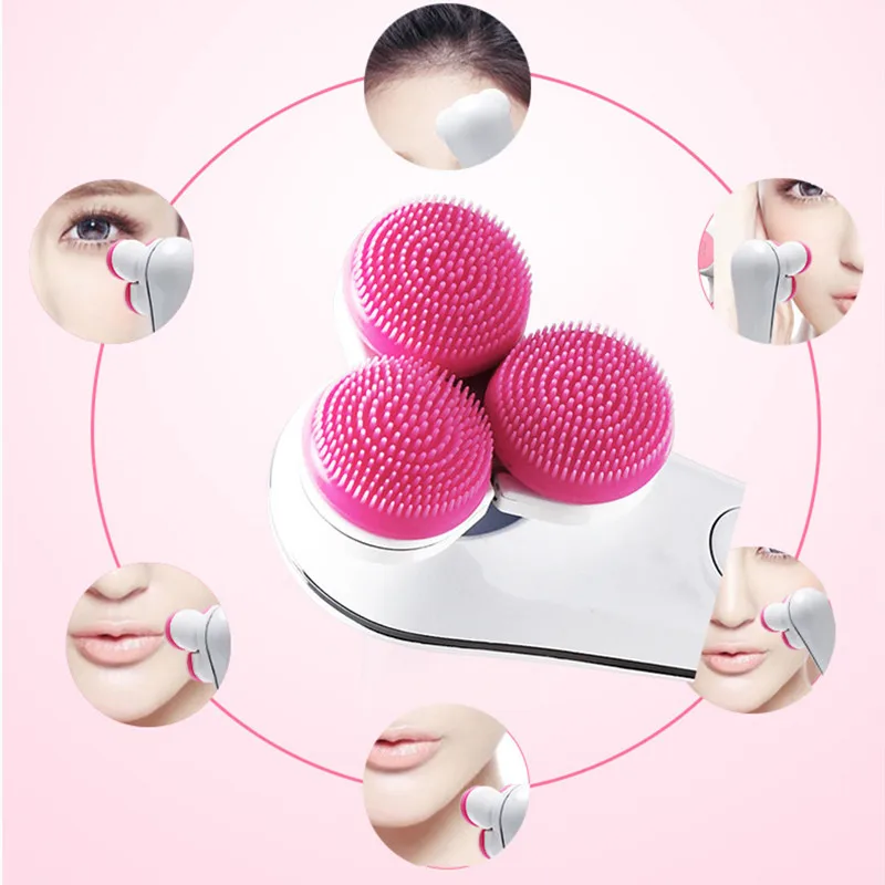 Goede Ultrasone Mini Facia Ceaner Elektrische Verwijder Mee-eters Siliconen Trillingen Stimulator Borstel Diepe Cleasing Schoonheid Apparatuur