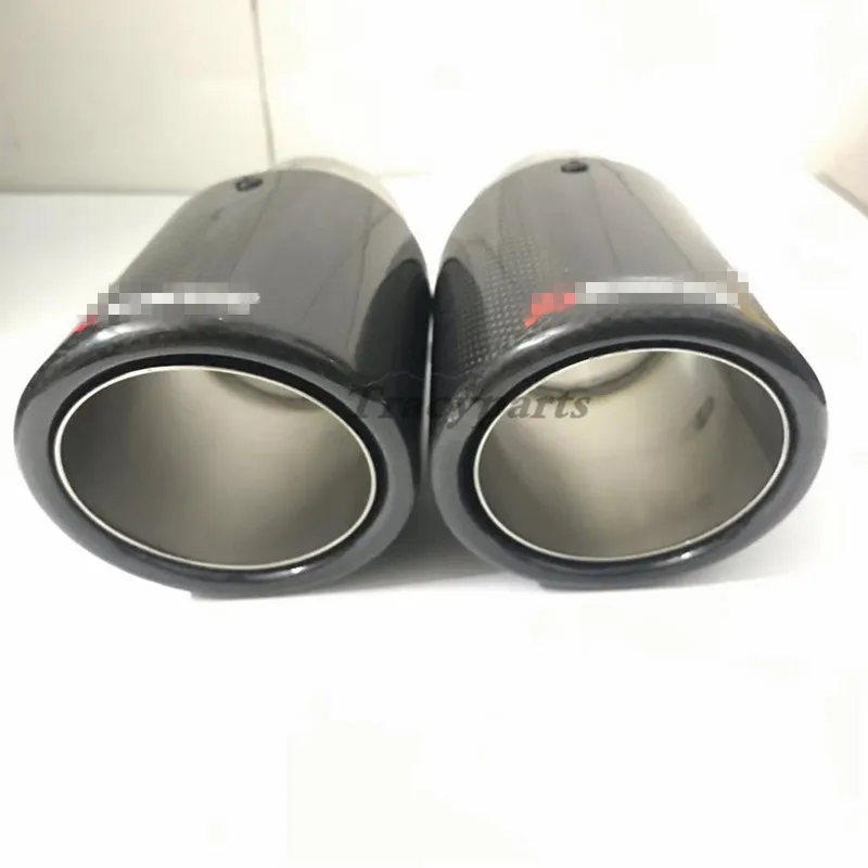 1 шт. Akrapovic гладкая ткань Глянцевая углеродная выхлопная система глушитель