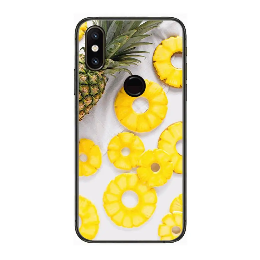 

Fruit pineapple Case Phone Case For xiaomi M2 C3 X3 F2 Lite NFC 6 5 x Poco k30 Pro Anime Black Cover Silicone Back Pretty