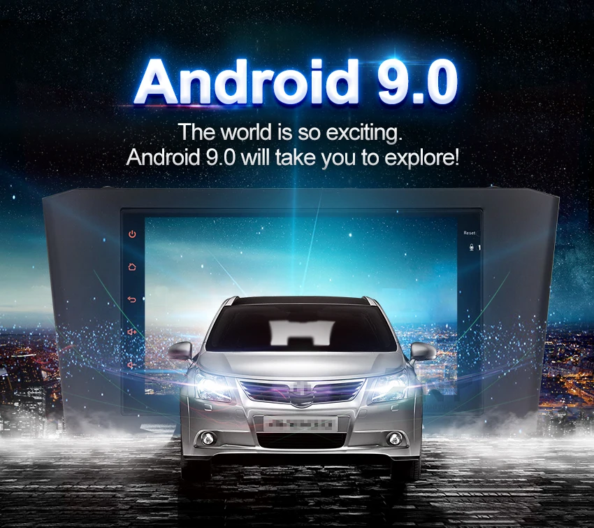 " ips Android 9,0 Авто gps радио для Avensis T25 2003 2004 2005 2006 2007 2008 аудио видео wi-fi-мультимедиа навигации TDA7850