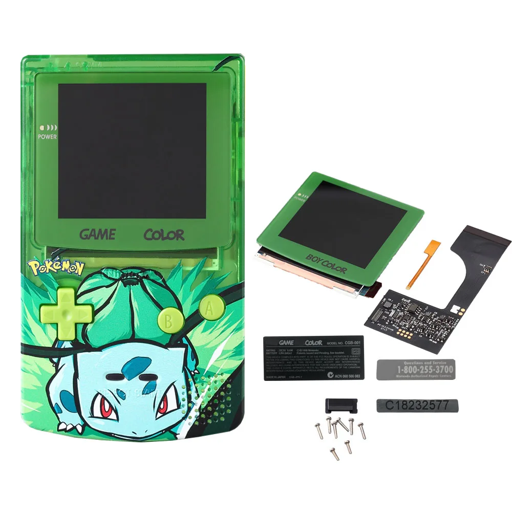 Для набора цветного экрана Gameboy с УФ-печатью пользовательский корпус подходит