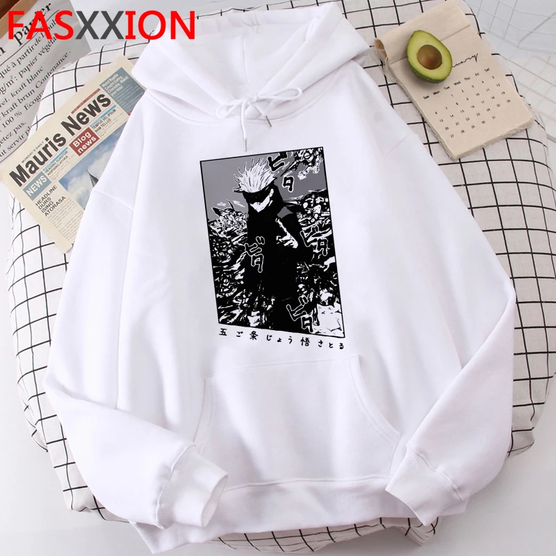 

jujutsu kaisen hoodies male Ulzzang plus size male clothing hoddies printed grunge