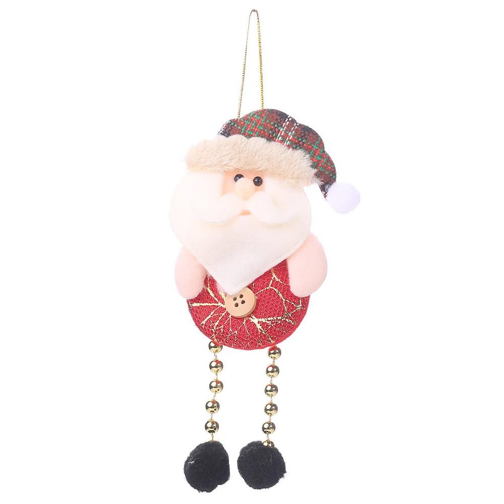 Jewelry Santa Claus Рождественские украшения для елки, Рождественская гирлянда с лосем, подвесная подвеска, рождественские украшения для дома Navidad, Q - Цвет: Jewelry Santa Claus