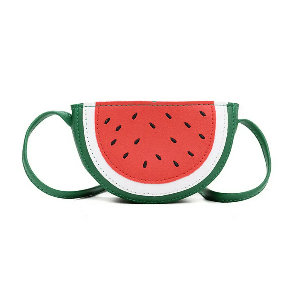 Миниатюрный кошелек для девочек милая сумочка из искусственной кожи с фруктами