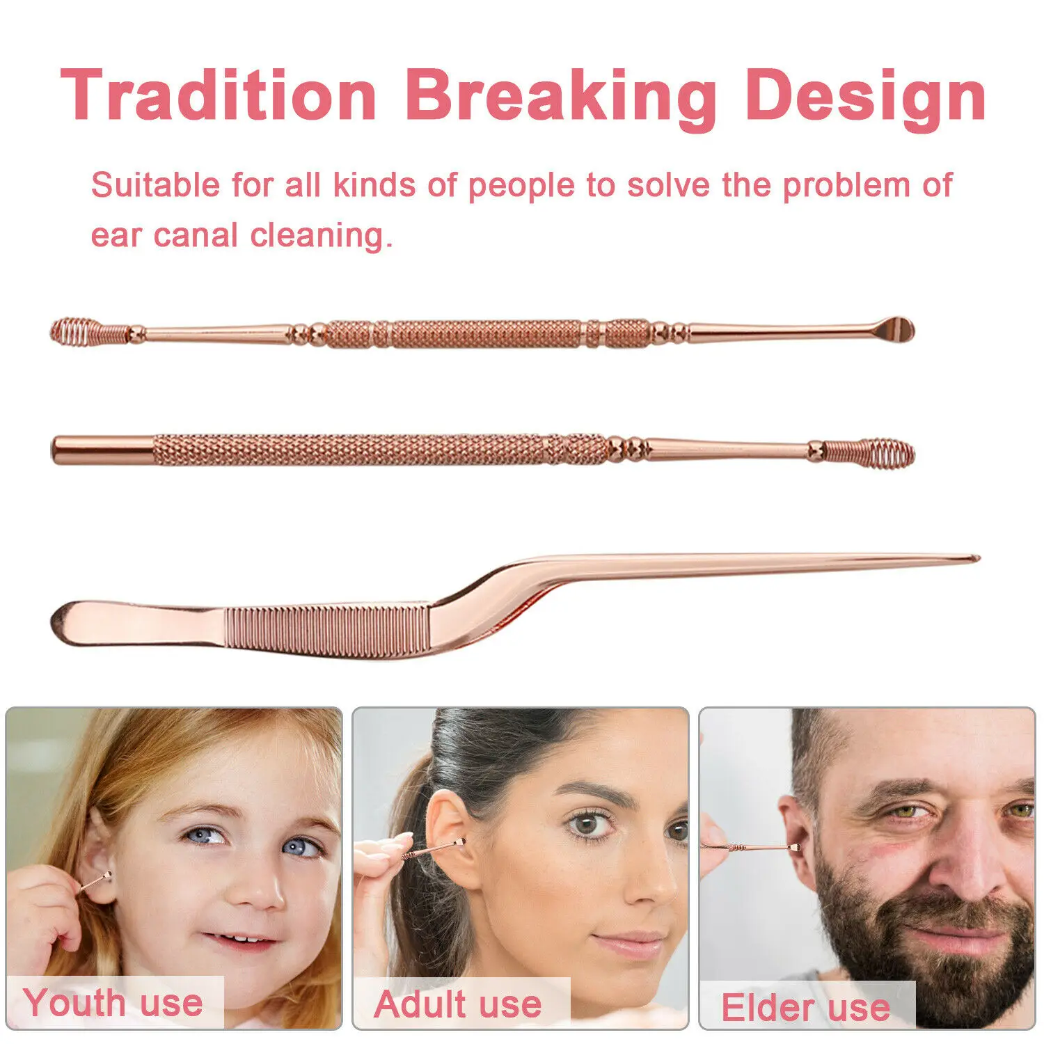 Светодиодный светильник для чистки ушей со удаления комплект инструмент очистки