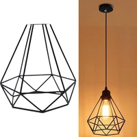 modern pendant light iron hanging cage vintage led lamp minimalist retro lamp guard industrial style ceiling lamp shades