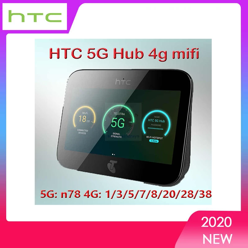 

New Unlocked HTC 5G Hub WiFi Router With 7660 Battery 2.63Gbps Speed Sale