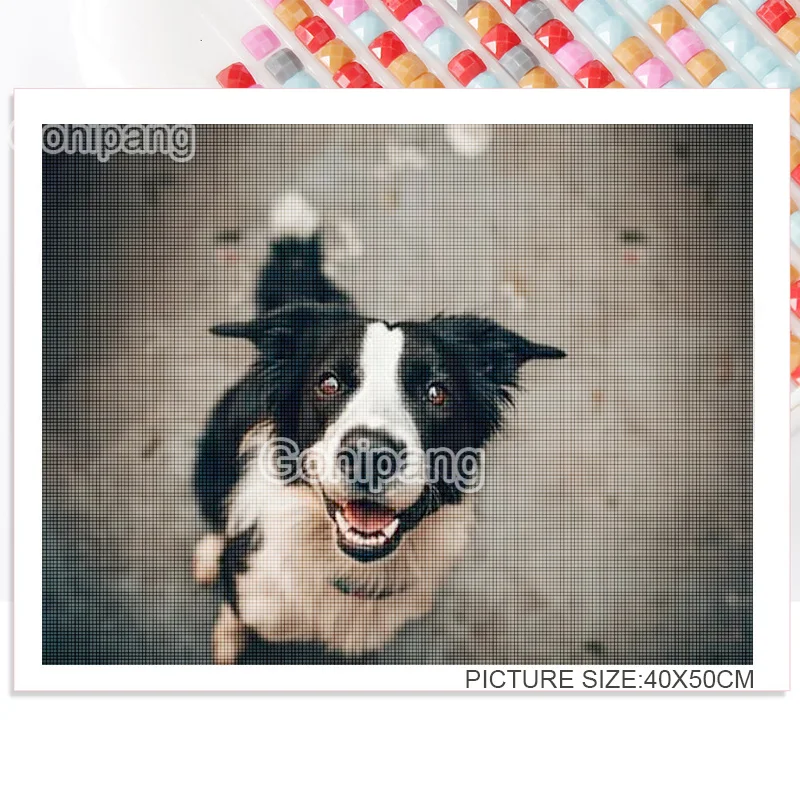 

Diamond Embroidery Cute and Famous Breed Dogs Full Display 5D DIY Cross Stitch Rhinestones Square or Round Diamond Wall Decorati