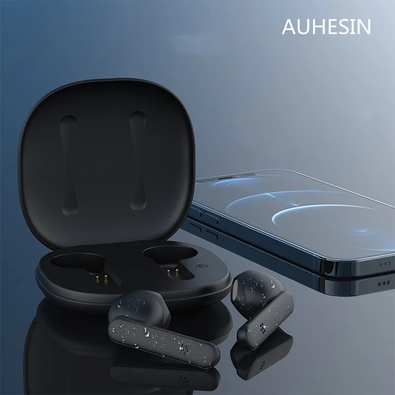 

F1 Bluetooth Headphone V5.1 Wireless TWS Earphone Touch Control Earbuds 4 Microphones ENC HD Call Headset Customizing APP