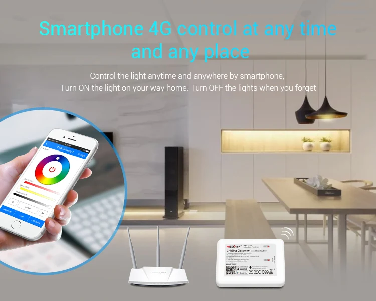 Milight 2 4G беспроводной диммер WiFi мост коробка WL Box1 Одноцветный Dim RGB RGBW RGBCCT FUT036 FUT037