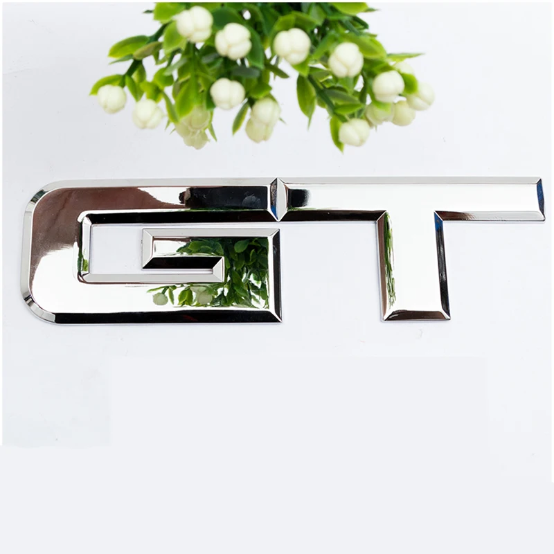 3D металлический автомобиль GT Logo Стикеры для Ford Mustang авто задний багажник