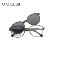 o q club kids outdoors sunglasses round comfortable boys girls optical glasses frame polarized magnetic clip on eyeglasses t3113