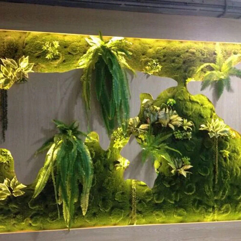 Висячие растения искусственная зелень папоротники зеленая стена растение