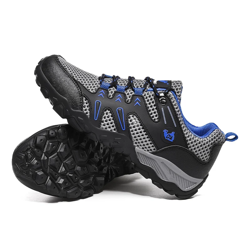 Мужские мягкие кроссовки большого размера 2023 летние дышащие сетчатые женская