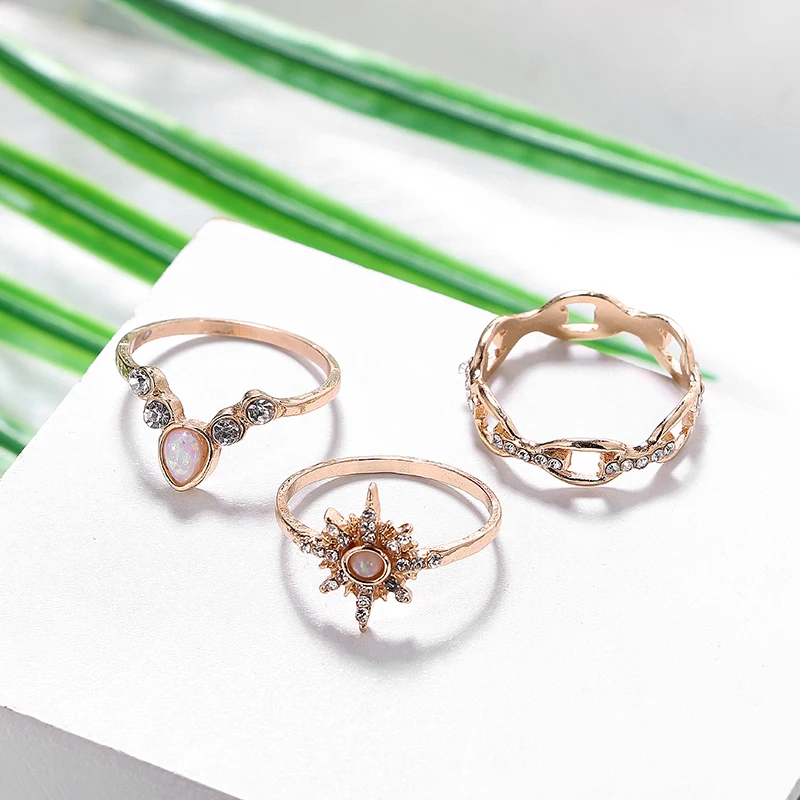 12 шт./компл. женский изысканный кристалл Геометрическая Звезда Корона