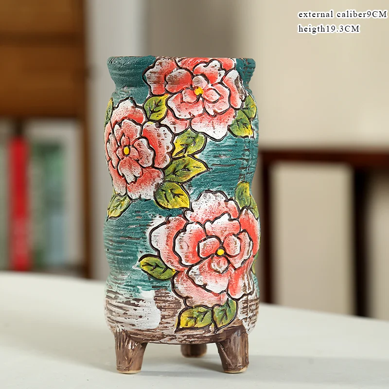 Цветочные горшки суккулентные для кактусов растения садовые керамические