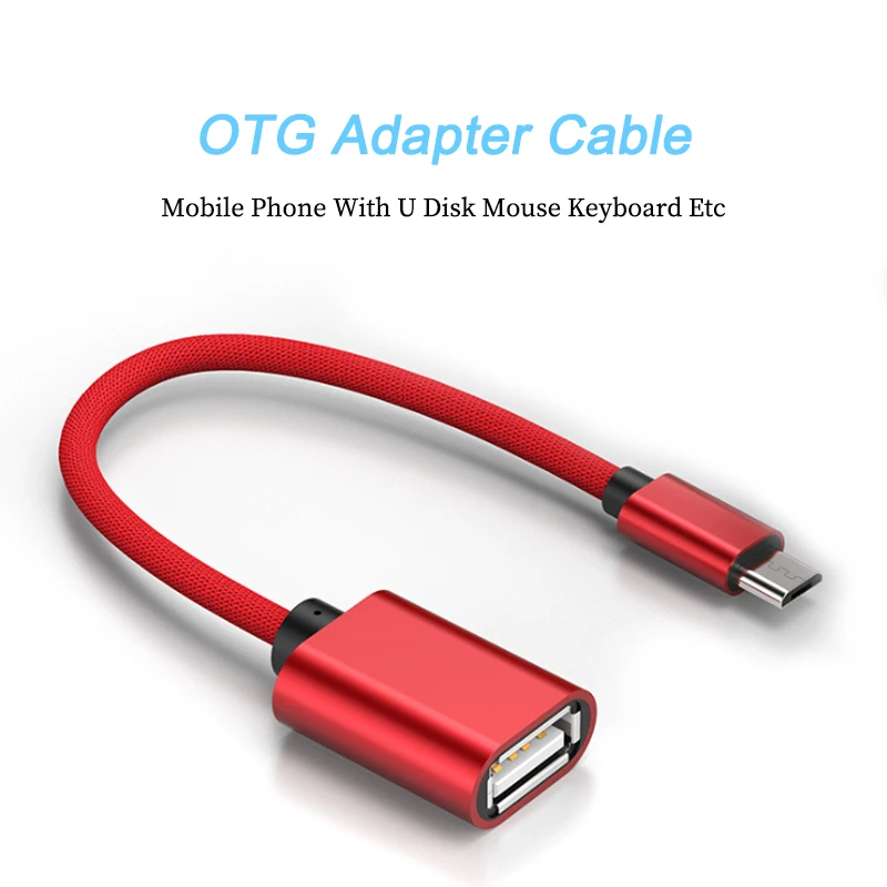 Адаптер OTG Micro USB для Xiaomi Mi 9 Samsung S10 + зарядный преобразователь Android смартфона