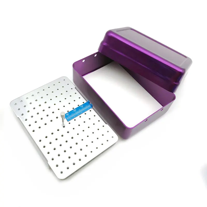 Новый 120 отверстия стоматологическая эндо файлы держатель колючек блок автоклав