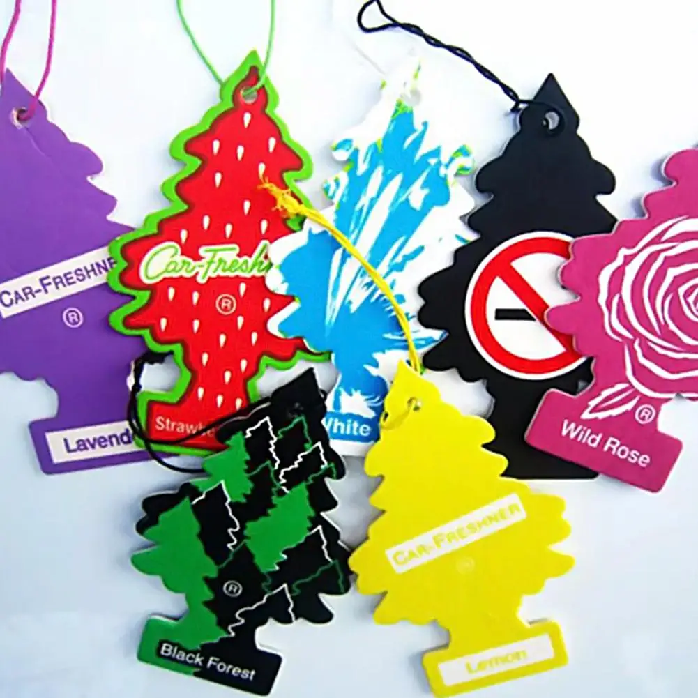 5 шт. автомобильный освежитель воздуха маленькая Дерево Бумага Висячие Духи