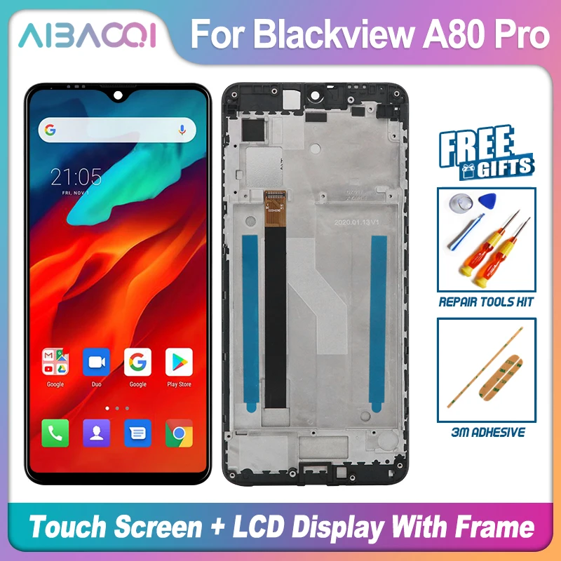 Новый сенсорный экран + ЖК-дисплей сменная рамка для Blackview A10/A20/A20 Pro/A60/A60 Pro/A70/A80/A80