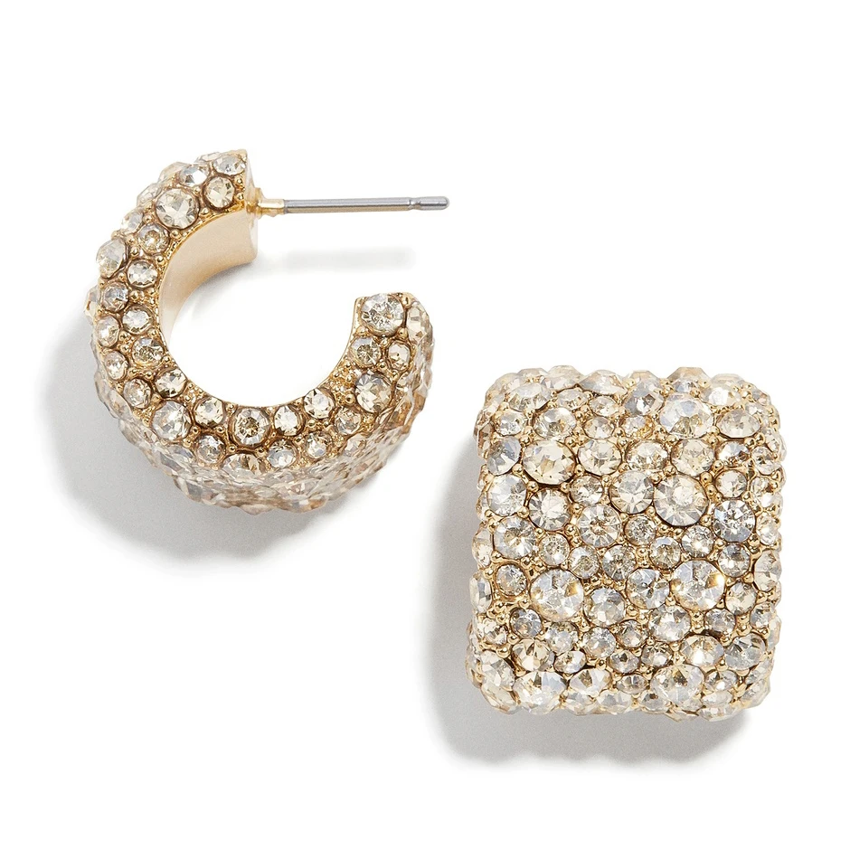 2pcs Style 16 Женские CZ серьги «Радуга» кубический цирконий набор манжет для ушей для женщин трендовые золотые Huggie Клипсы Серьги Кафф ювелирные изделия из кристаллов - Окраска металла: 2pcs Style 16