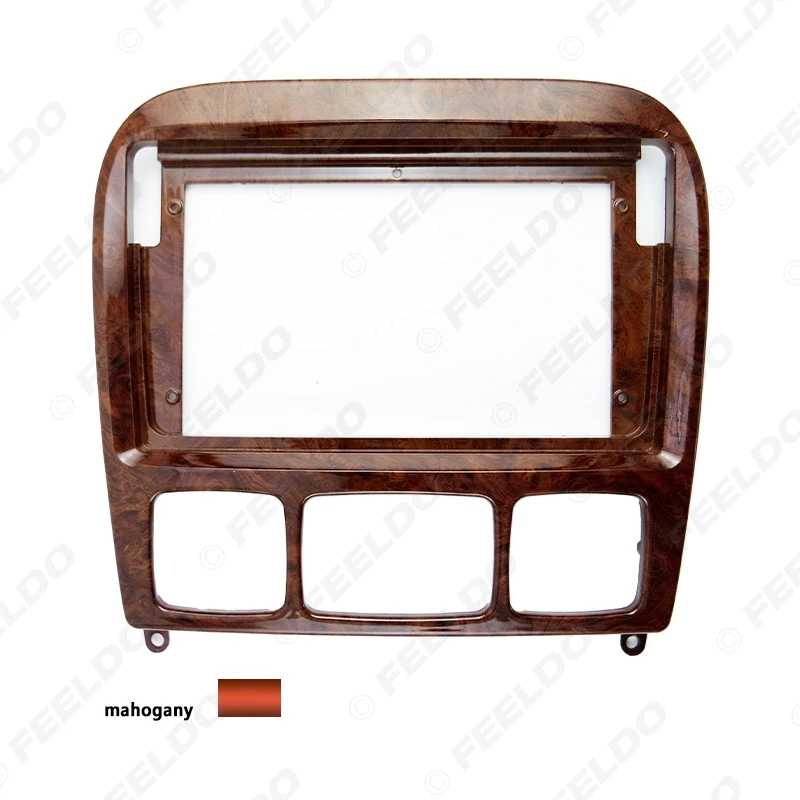 FEELDO автомобильный стерео 9 дюймов Большой экран фасции Рамка адаптер для Mercedes-Benz