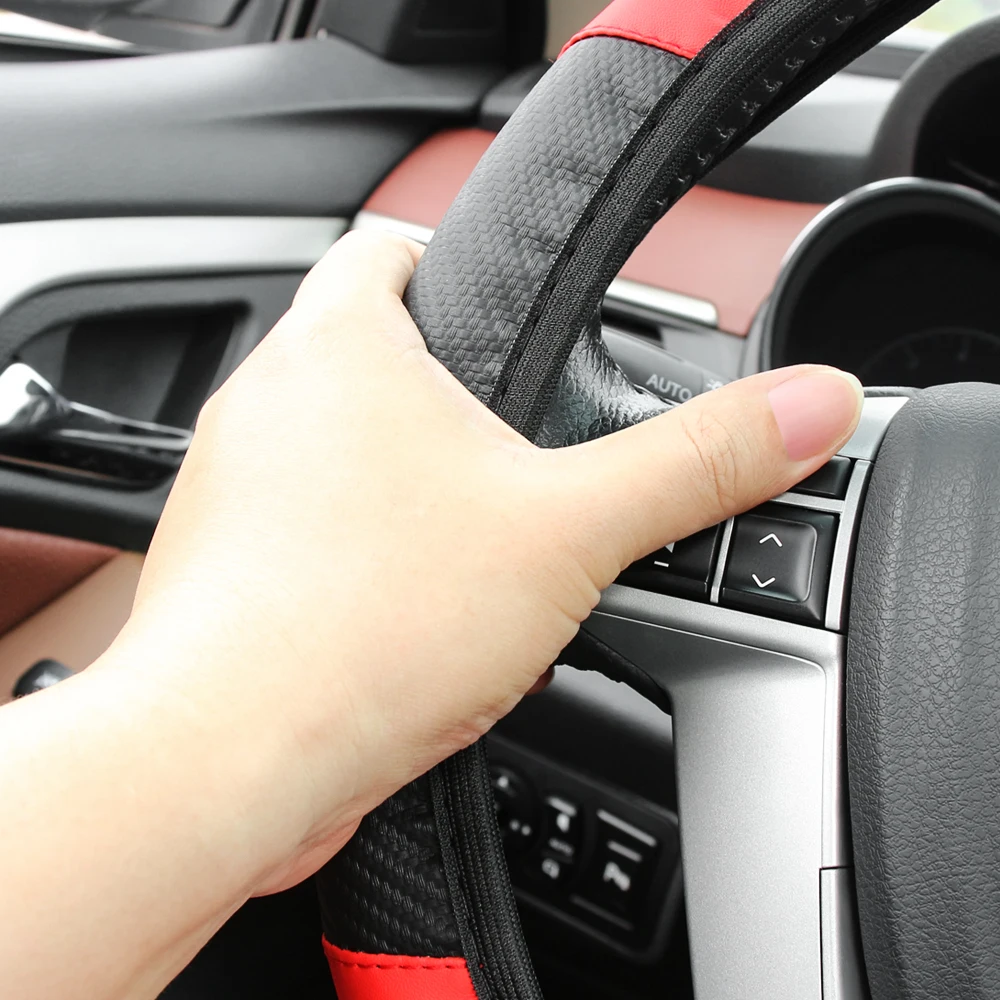Чехол на руль автомобиля для Kia Sportage QL KX5 Mazda CX-4 Hyundai Tucson Audi Q2 Seat Ateca Fiat 500 VW TIGUAN |