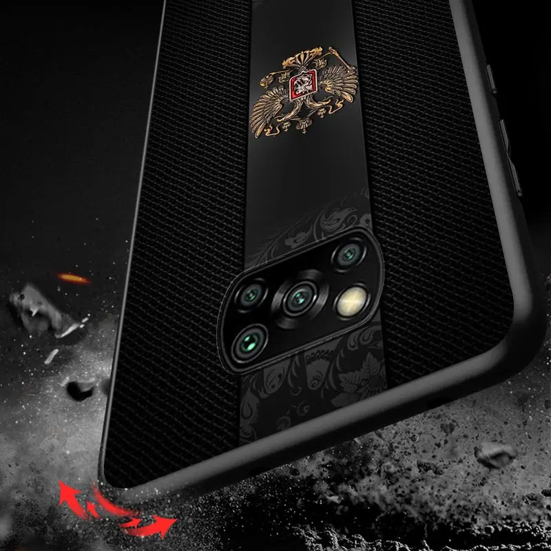 

Russia Flag For Xiaomi POCO M3 M2 C3 X3 NFC F2 F3 Pro X2 F1 Pro Mi Play Mix 3 A3 A2 A1 6 5 lite Phone Case