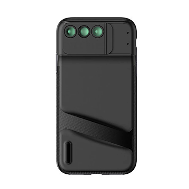 for iphone XR PHOLES 6 в 1 объектив с чехол для iphone X Xs XR Max Макро Рыбий глаз широкоугольный телеобъектив Bluetooth Чехлы для объективов 7 8 Plus - Цвет: for iphone XR