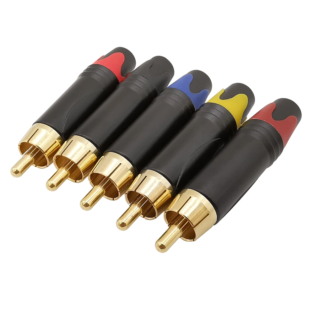 

2 шт., разъём RCA для кабеля 4 мм