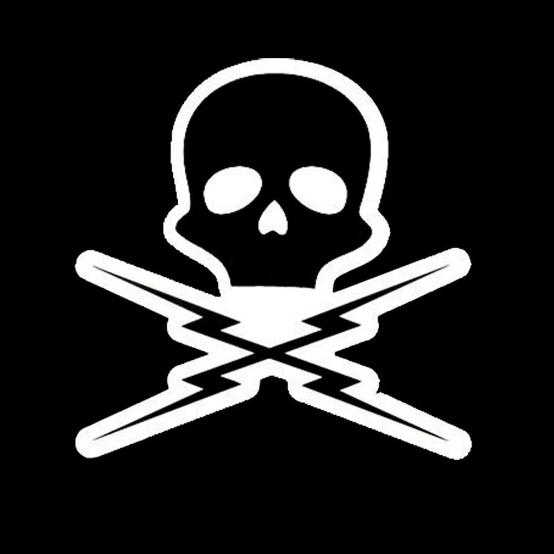 

13cm Creative Death Proof Skull Car Sticker Accessories Vinyl PVC Motorcycle Car Styling Decal