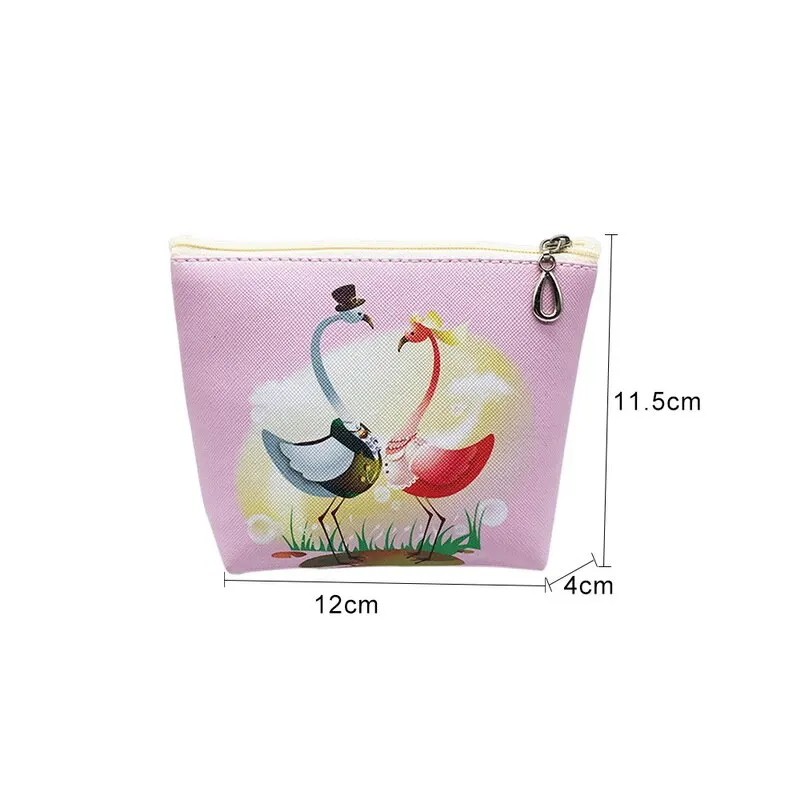 

Flamingo Portable Sanitary Napkin Storage Bag Canvas Sanitary Pads Diapers Bag Sewing Kit Coin Purse Credit Card Holder Bags