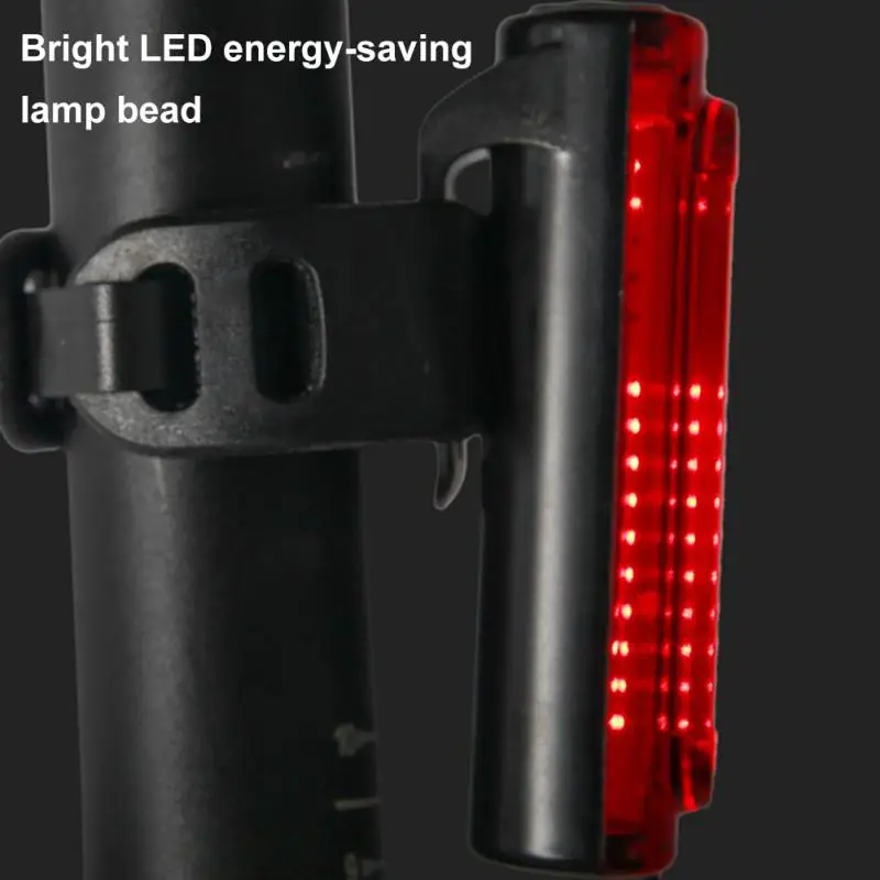

Mountain Bike Rear Light Cycling Tail Light USB Charging Light Rear Warning Light Night Cycling Equipment Bike Tail Light