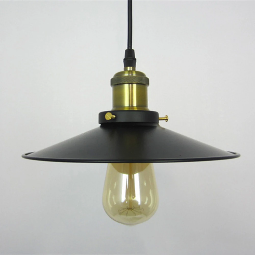 

Modern American Wrought Iron Single Head Light Black Retro Chandelier Living Room Staircase Dining Room Simple Nordic Study Lamp