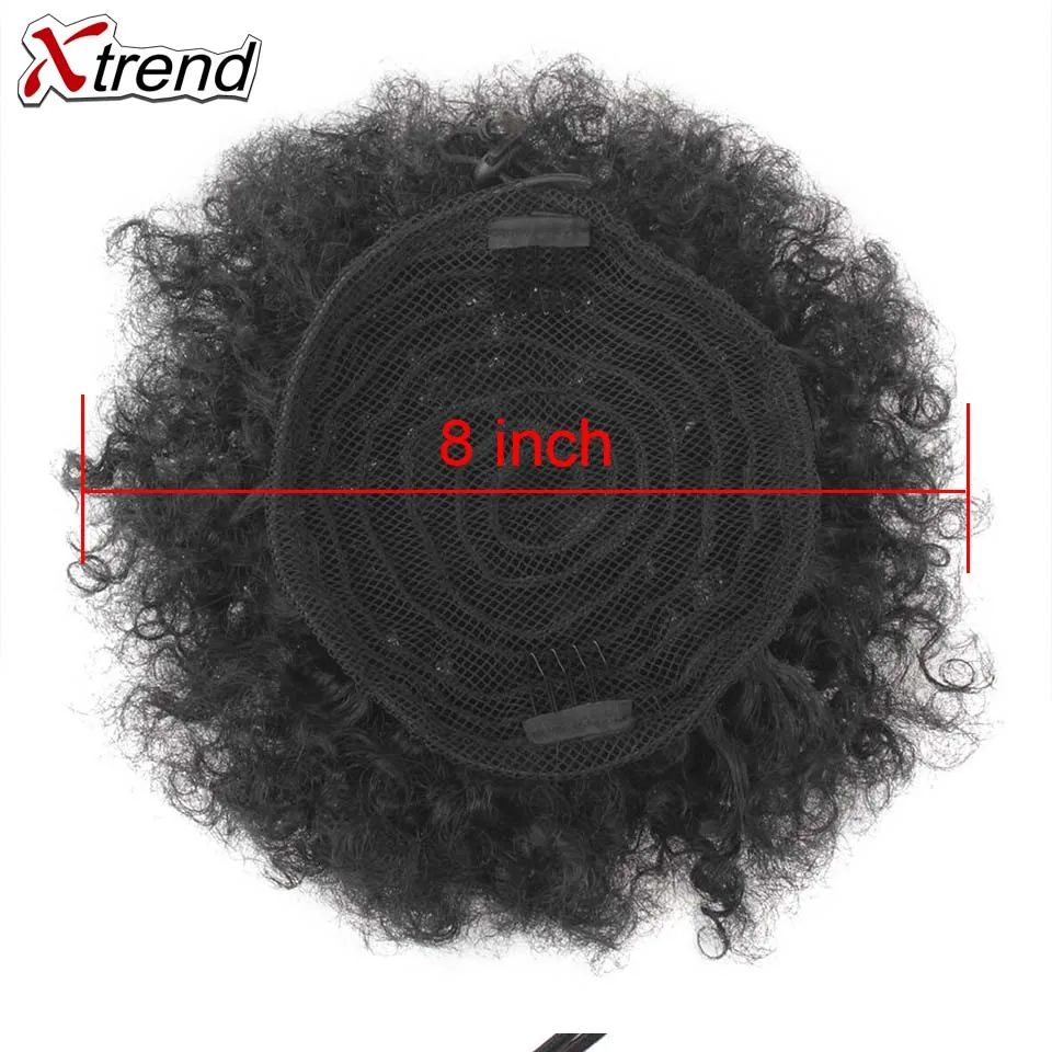 Накладные волосы Xtrend в виде конского хвоста синтетические курчавые